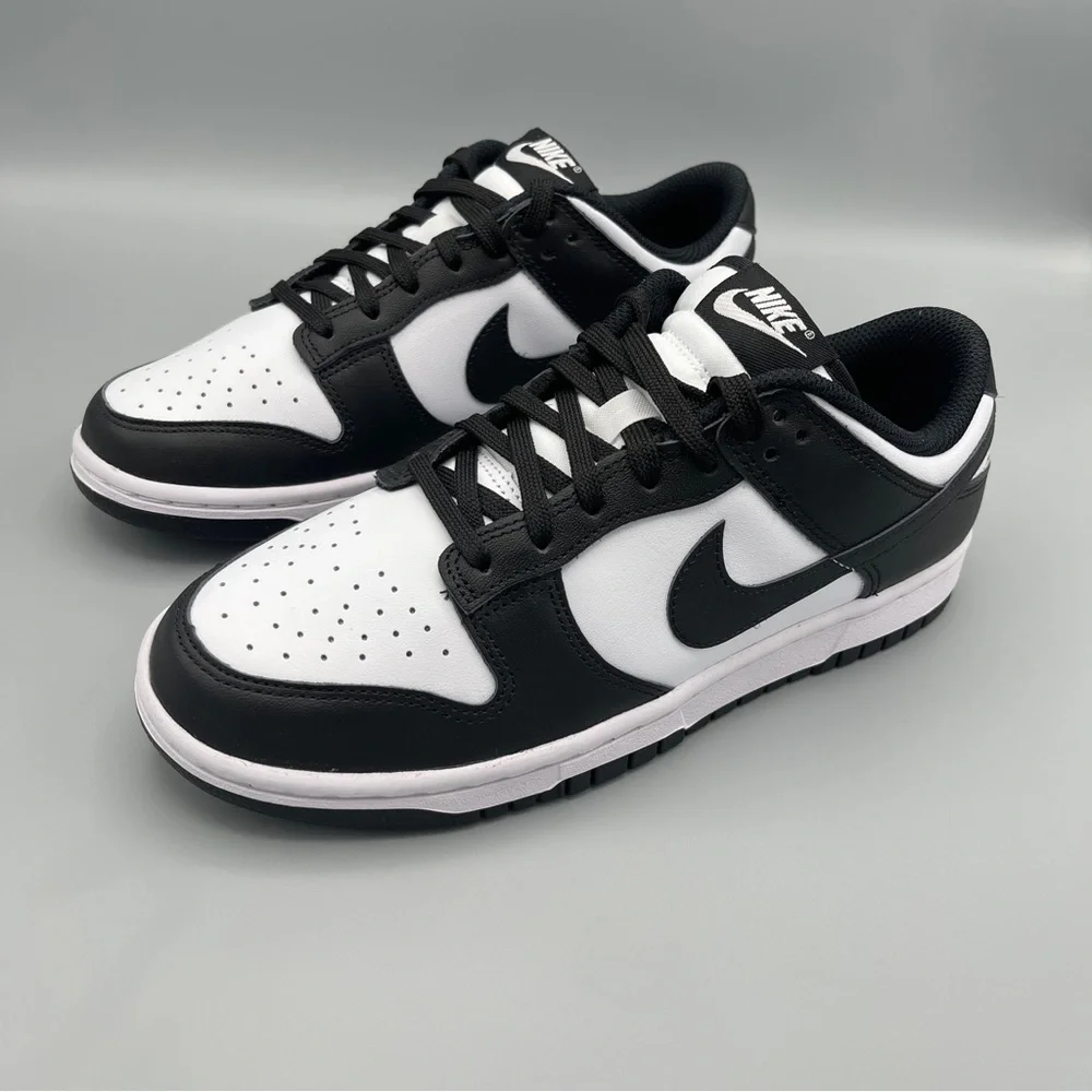 Nike Dunk Low Panda: Black & White Women's Edition Size 8 - Picture 5 of 13